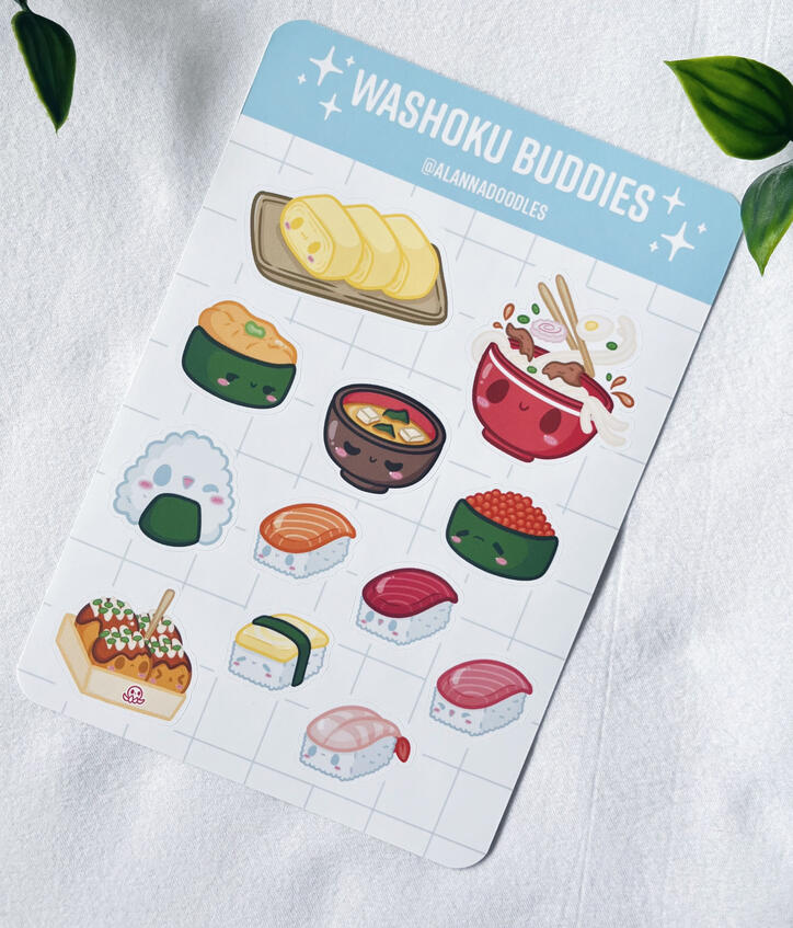 Washoku Treats Sticker Sheet