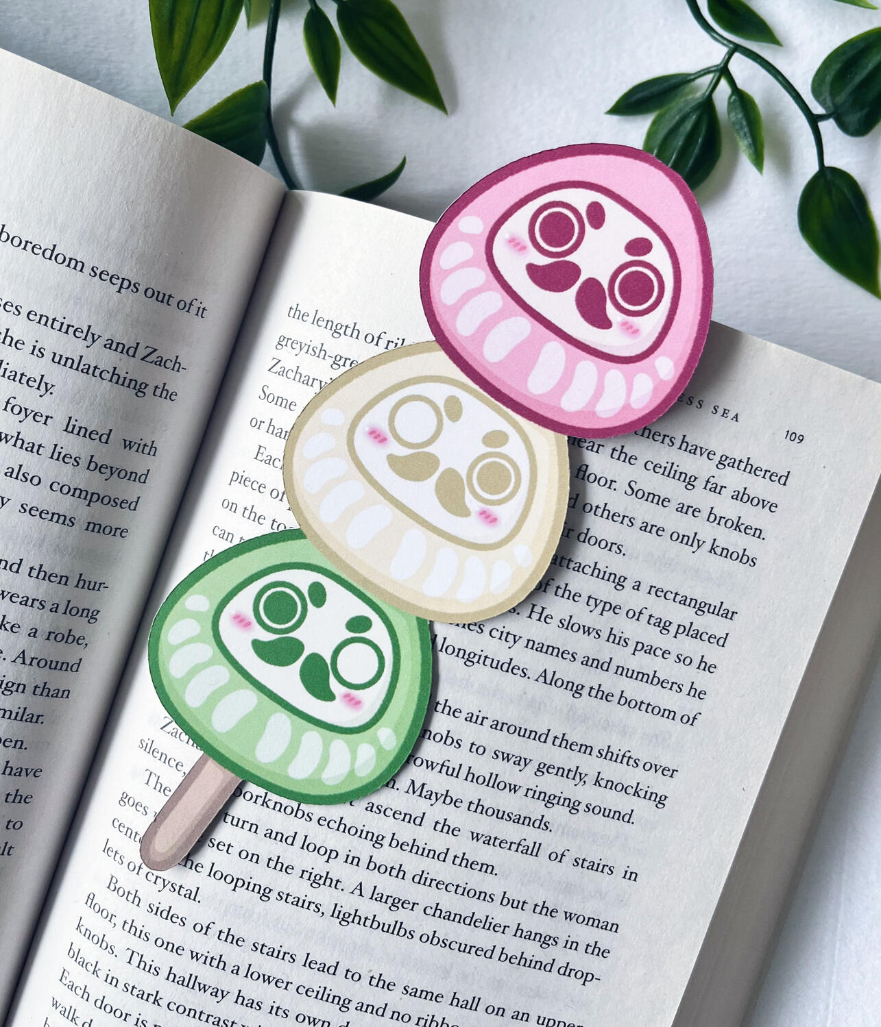 Daruma Dango Bookmark